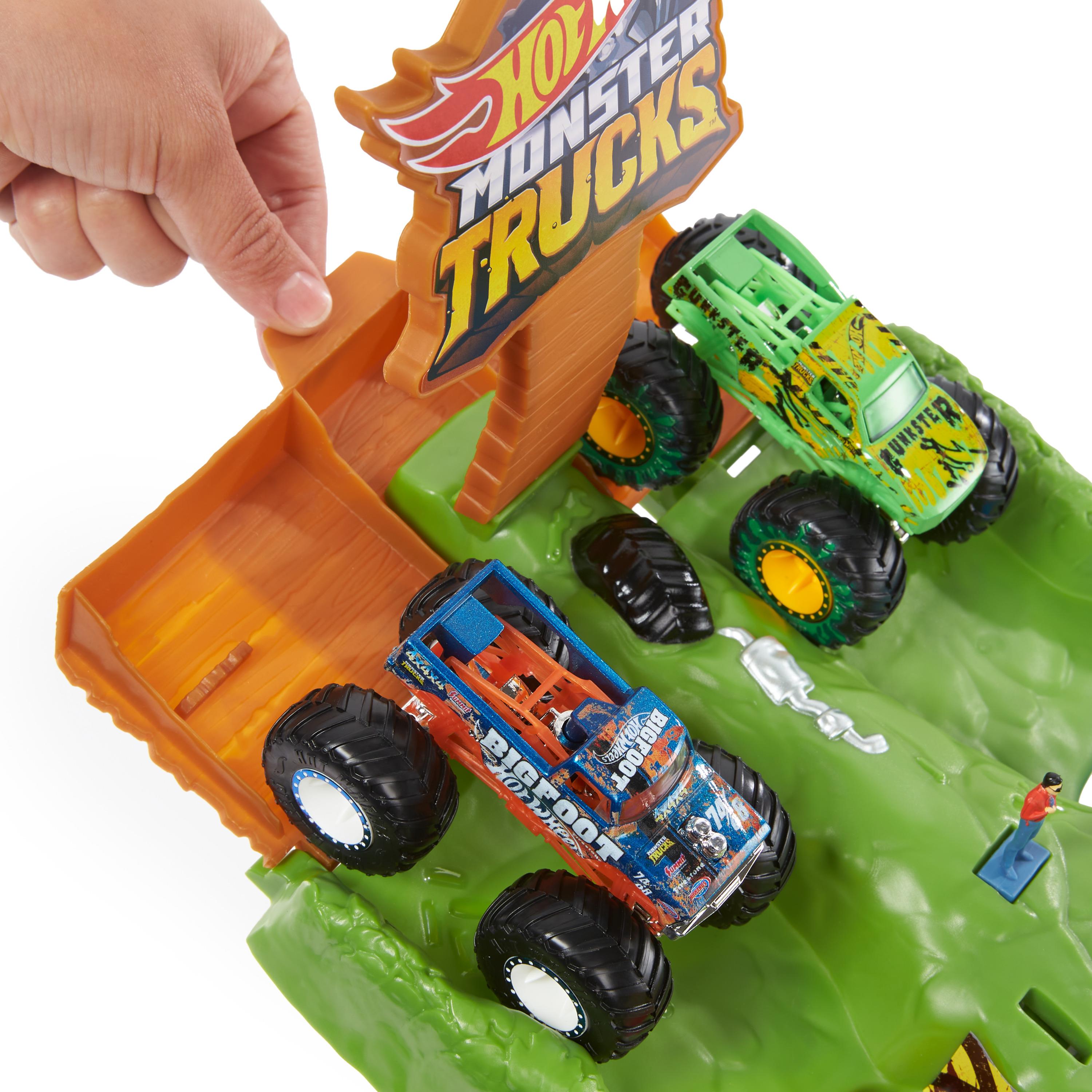 Mattel Playset Pista Hot Wheels Monster Trucks Torneo dei
