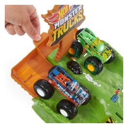 Mattel Playset Pista Hot Wheels Monster Trucks Torneo dei Titani