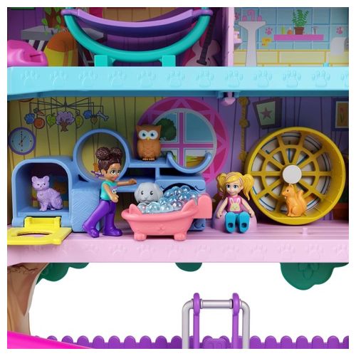 Mattel Playset Polly Pocket Pollyville casa Sullalbero dei Cuccioli