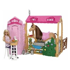 Set Bambola Barbie Ultimate Stable Mysteries The Great Horse Chase