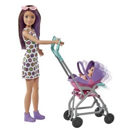 Set Bambola Barbie Babysitter con Skipper Assortito