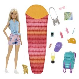 Set Bambola Barbie Malibu' in Campeggio Assortito