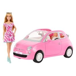 Set Bambola Barbie con Fiat 500