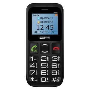 Maxcom Comfort MM426 1.77'' Telefono per Anziani con tasto SOS Nero 