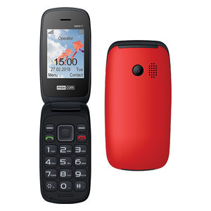 Maxcom MM817 2.4" 78gr Nero/Rosso Telefono per Anziani