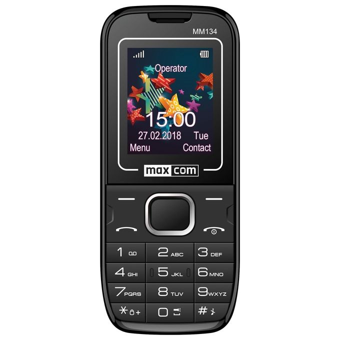 Maxcom Mobile Phone MM 134 Dual-Band Gsm Nero