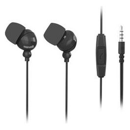 Maxell 303759 Plugz Auricolari con Microfono Nero