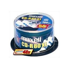 Maxell Campana Da 50 Cdr 80min 52x Conf.50