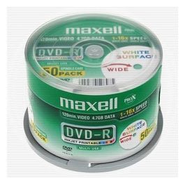 Campana Da 50 Dvd-r 16x Printable