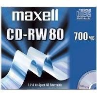 Maxell Cd-rw 80min.4x Jewel