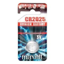 Maxell Cr2025 Batterie a Bottone al Litio da 3V 5 Pezzi