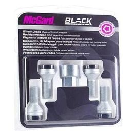 McGard Bulloni antifurto cerchi auto conici, kit 4 pz - Black Edition - A010