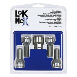 Bulloni antifurto cerchi auto conici, kit 4 pz - Lok Nox - A030-A060