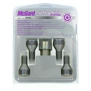 McGard Bulloni antifurto cerchi auto conici, kit 4 pz - Ultra High Security - A010