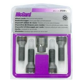 Bulloni antifurto cerchi auto conici, kit 4 pz - Ultra High Security - A240