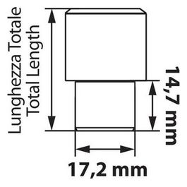 Dadi antifurto cerchi auto piatti, kit 5 pz - Ultra High Security - J030