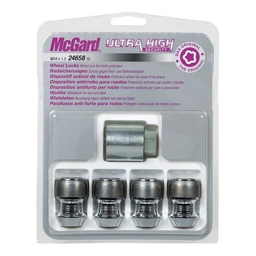 McGard Dadi antifurto cerchi auto conici, kit 4 pz - Ultra High Security - F230