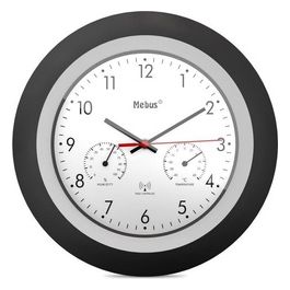 19449 Orologio da Parete Radiocontrollato con Termometro e Igrometro