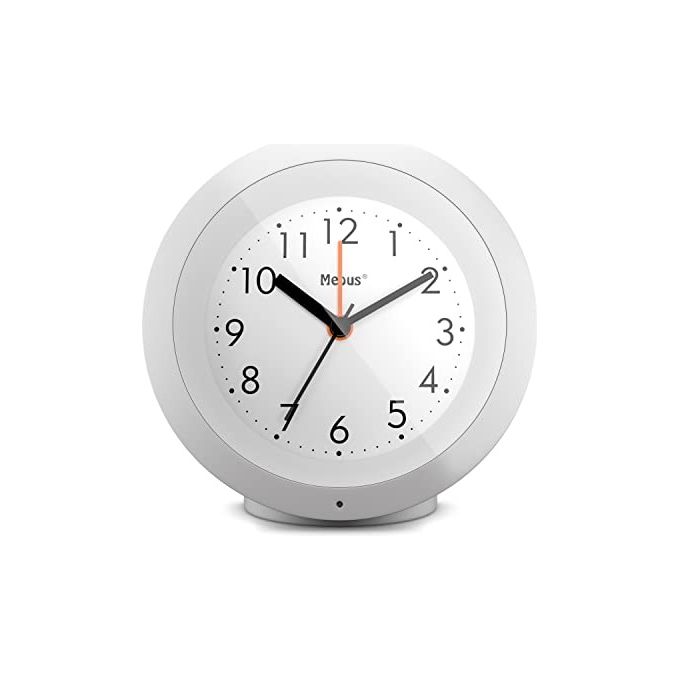 Mebus 25629 Sveglia Analogica Bianco