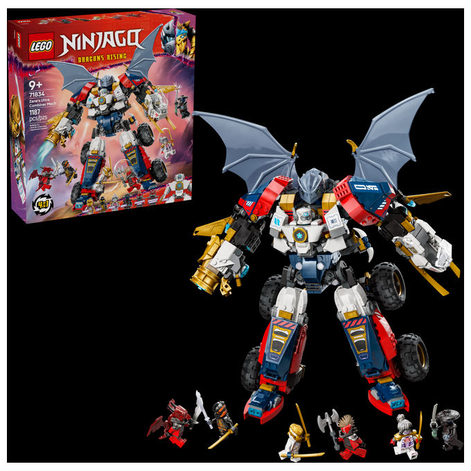 Image of LEGO Ninjago Mech Ultra Combinatore di Zane 71834