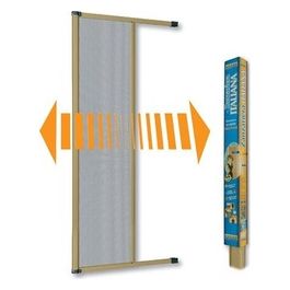 Zanzariera Hobby Avvolgibile in Kit per Porta Finestra Anodizzato Bronzo 160x250cm Bazar