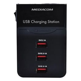 Caricabatteria Usb Power Strip 3S Nero