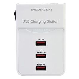 Caricabatteria Usb Power Strip 3S Bianco