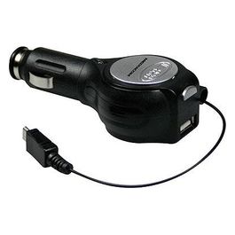 Caricabatterie per Dispositivi Mobili da Auto Nero