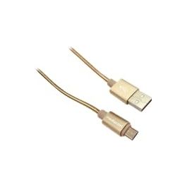 Mediacom Cavo M-Usb Alluminio Gold