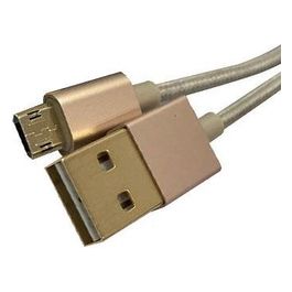 Mediacom Cavo Usb 1mt Usb A Micro-Usb B Maschio Oro