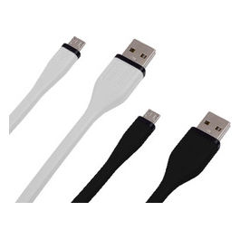 Mediacom Cavo Usb 2.0 in Silicone 38cm Bianco/Nero