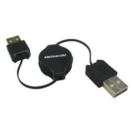 Mediacom Cavo Usb Retraibile Maschio/Maschio