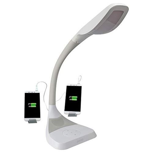 Mediacom Led Usb Lamp con Speaker Bluetooth Bianco