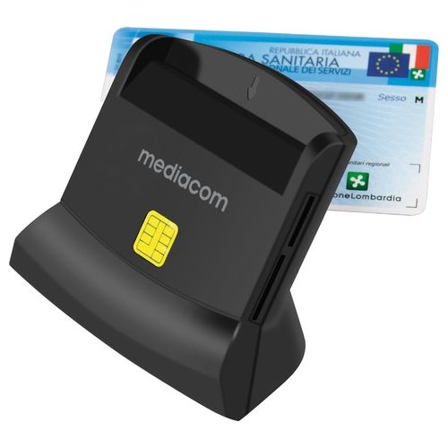 Mediacom MD-S401 Lettore Smart Card High Speed Usb 2.0