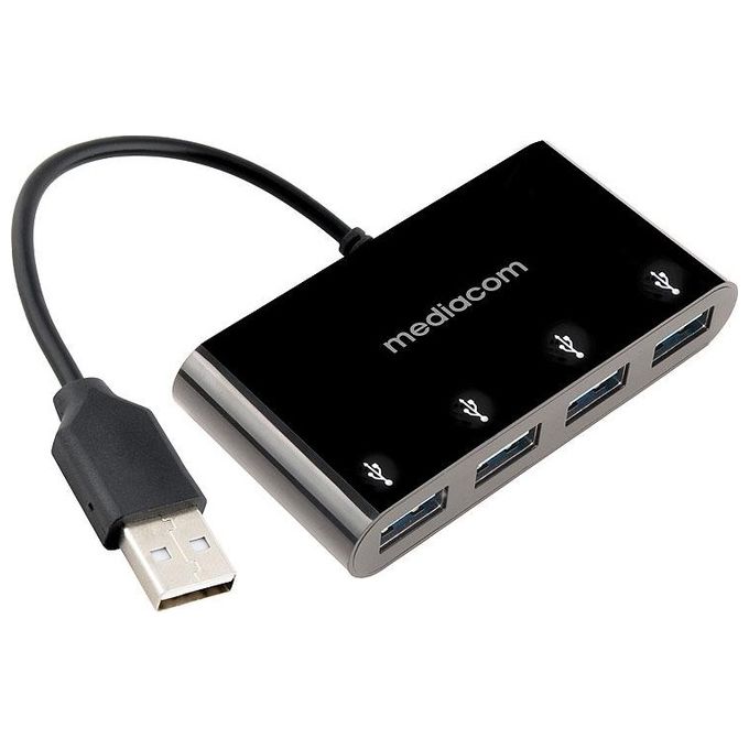 Mediacom MD-U100 Hub Usb 2.0 4 Porte