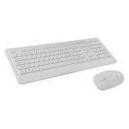 Mediacom Wireless Combo NX971 Tastiera e Mouse Bianco
