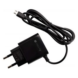 Zero Line Caricabatteria 3 Porte 2 Usb 1 Micro Usb Nero