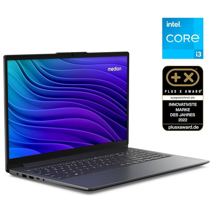 Image of MEDION E15235 Notebook 15,6'' Intel Core i3 8GB RAM 512GB SSD Portatile Sottile FHD