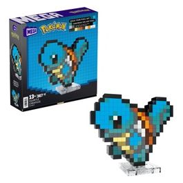 Mega Bloks Pixel Art Squirtle Pokemon