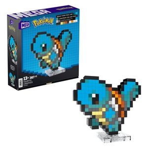 Mega Bloks Pixel Art Squirtle Pokemon