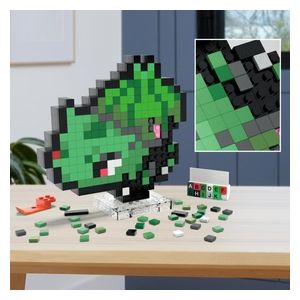 Mega Bloks Pixel Art Bulbasaur Pokemon