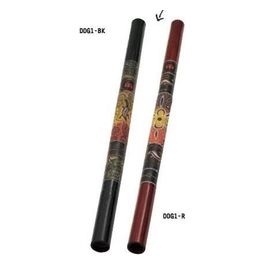 Didgeridoo in Bamboo Assortito Nero/Rosso