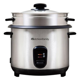 Melchioni, Cuociriso Antiaderente Loto, 1.5 Litri, Spegnimento Automatico