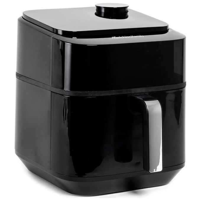 Melchioni Family Friggitrice ad Aria Chiara con Vapore Soft Doppia Resistenza Capacita' 6.5 Litri Display Digitale e 8 Programmi