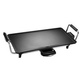 Melchioni Griglia Piastra Atena Piastra Antiaderente 43x23cm 2000W con Termostato