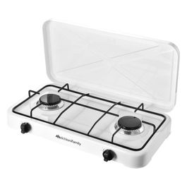 MINERVA NEW Fornello a Gas 2 Fuochi Bianco