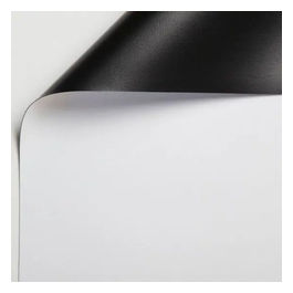 Schermo Manuale 300x208cm Tela Bianca Retro Nero