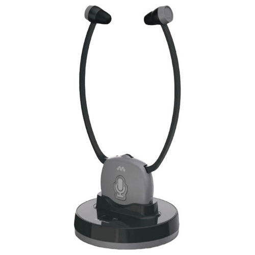Auricolare Wireless TV Nero Grigio