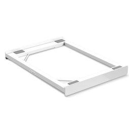 Base Torre Slim L45 Kit di Sovrapposizione in Tecnopolimero per Lavatrice e Asciugatrice Slim Bianco