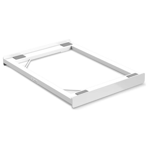 Base Torre Slim L45 Kit di Sovrapposizione in Tecnopolimero per Lavatrice e Asciugatrice Slim Bianco